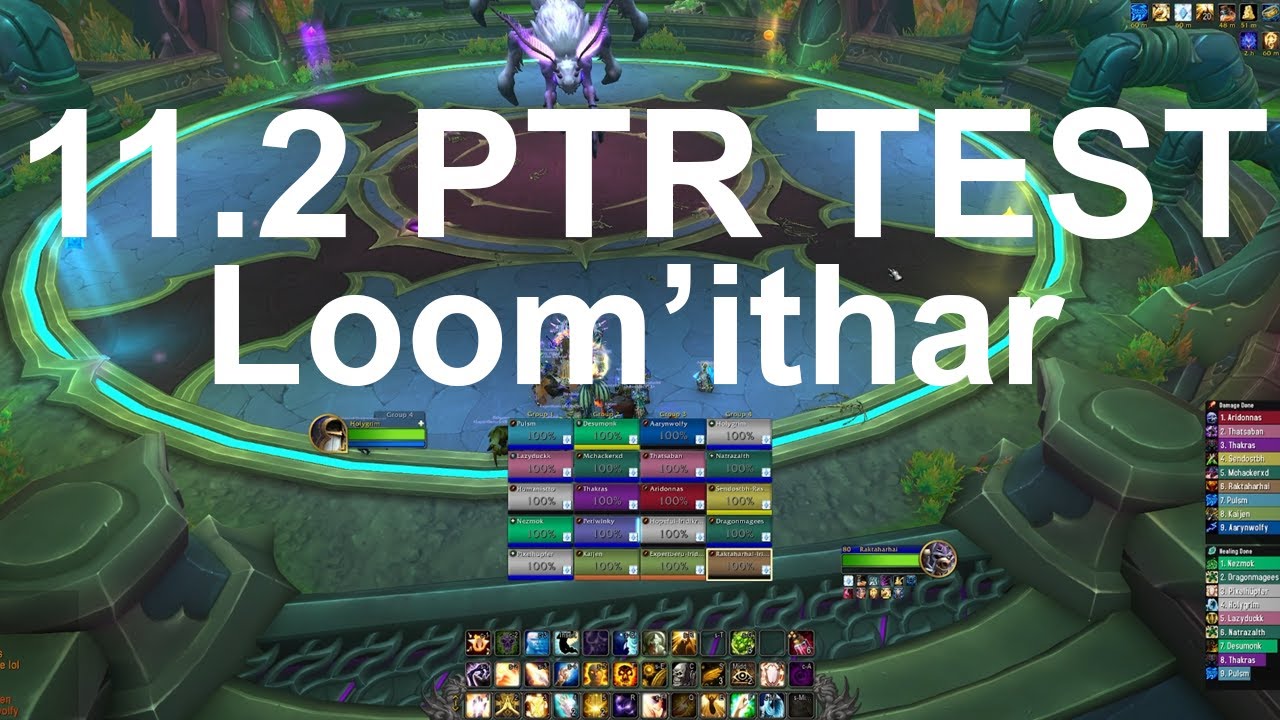 Holy Priest 11.2 PTR Manaforge Sanctum - Mythic Loom’ithar Testing