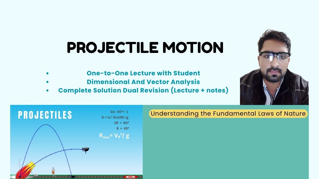 Projectile Motion – Complete One-to-One Lecture | Physics Numericals, Derivations & Concepts
