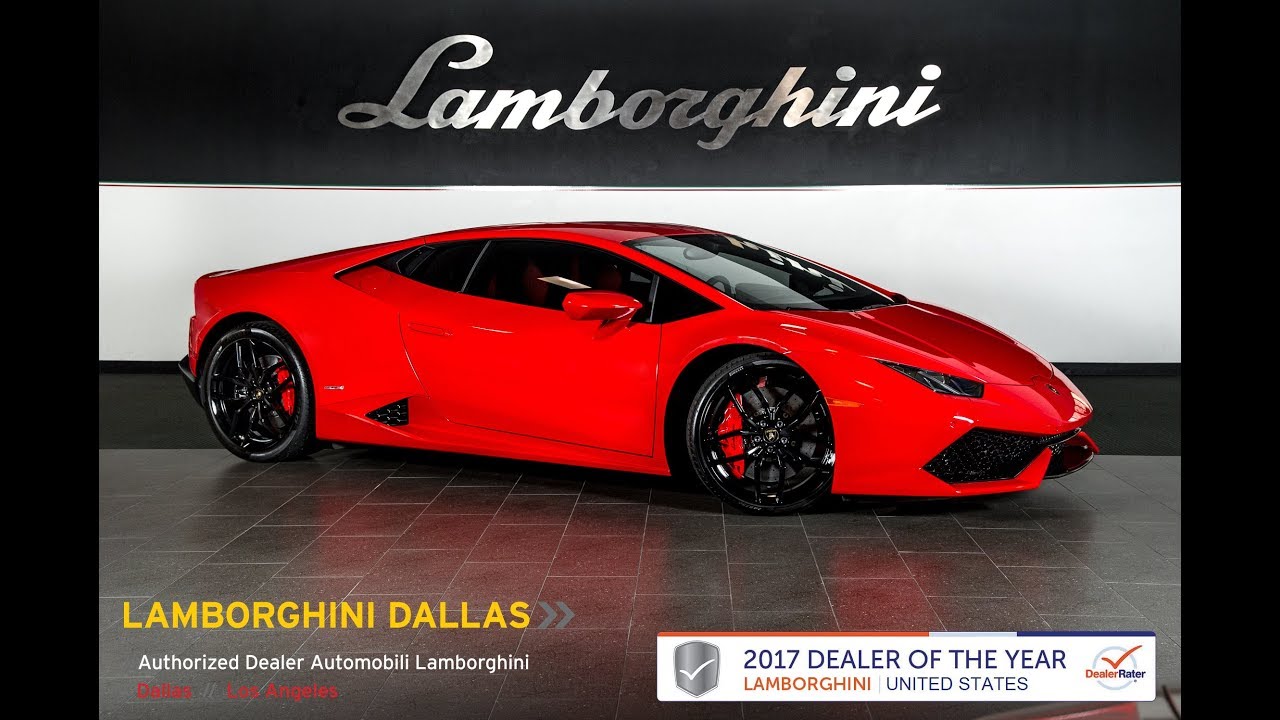 2016 Lamborghini Huracan LP 610-4 Rosso Mars L1056