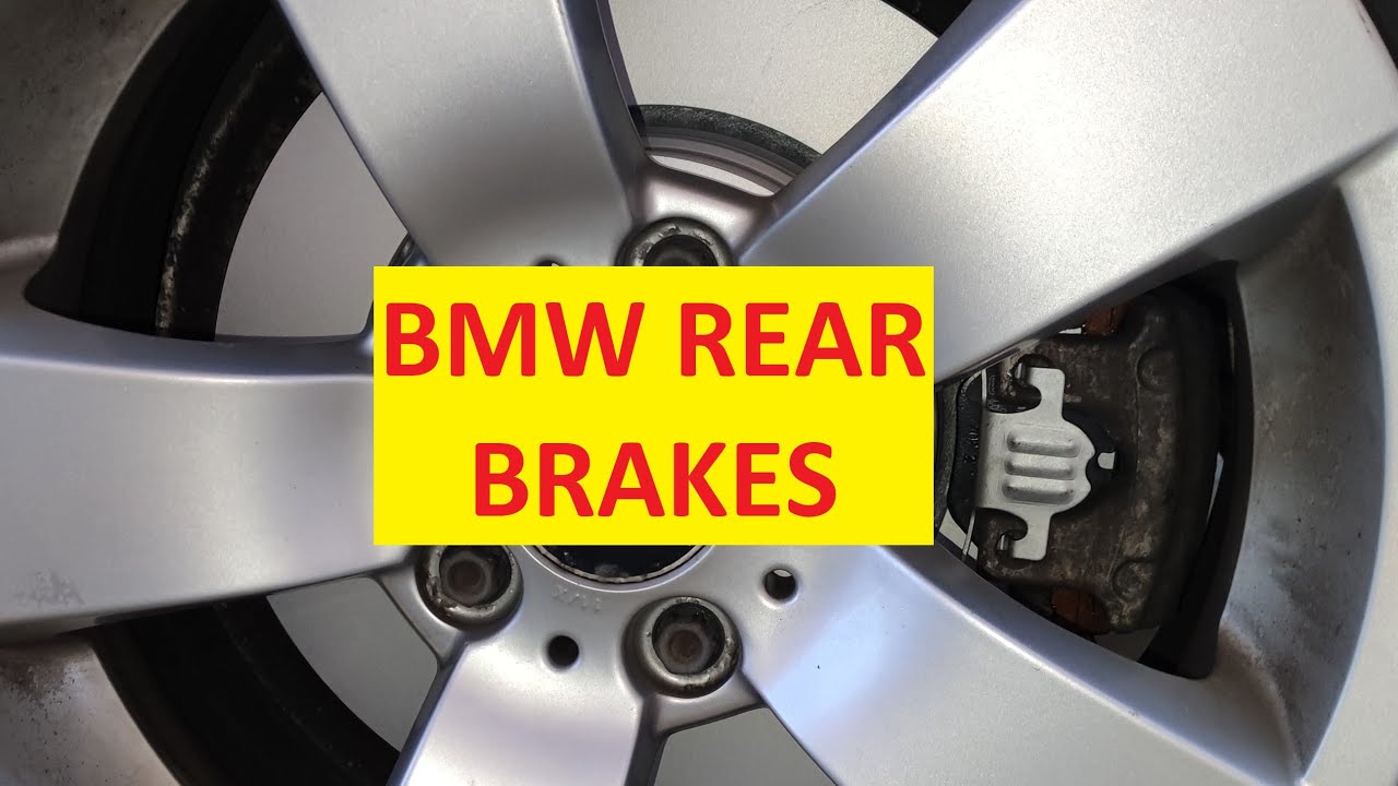 BMW 530i (E60) REAR BRAKES REPLACEMENT, SERVICE LIGHT RESET - DIY