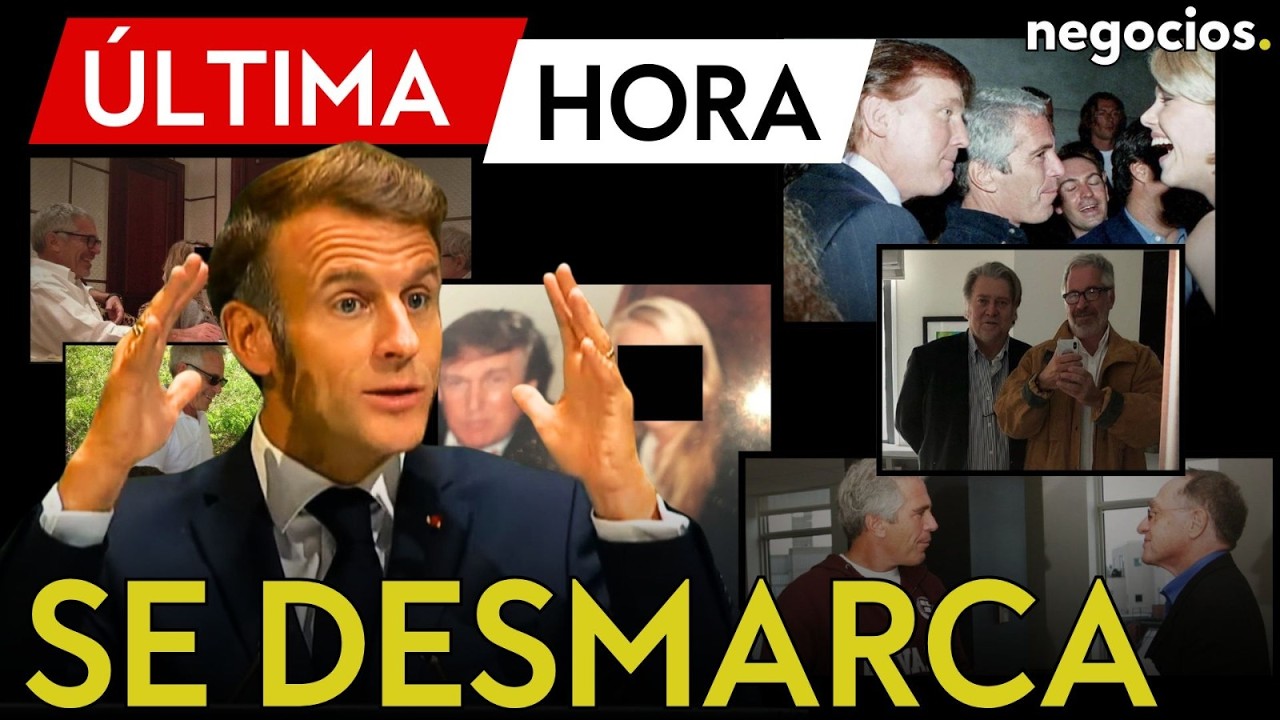 ÚLTIMA HORA | Macron se desmarca de Epstein tras aparecer en los archivos: “Es un asunto de EEUU”