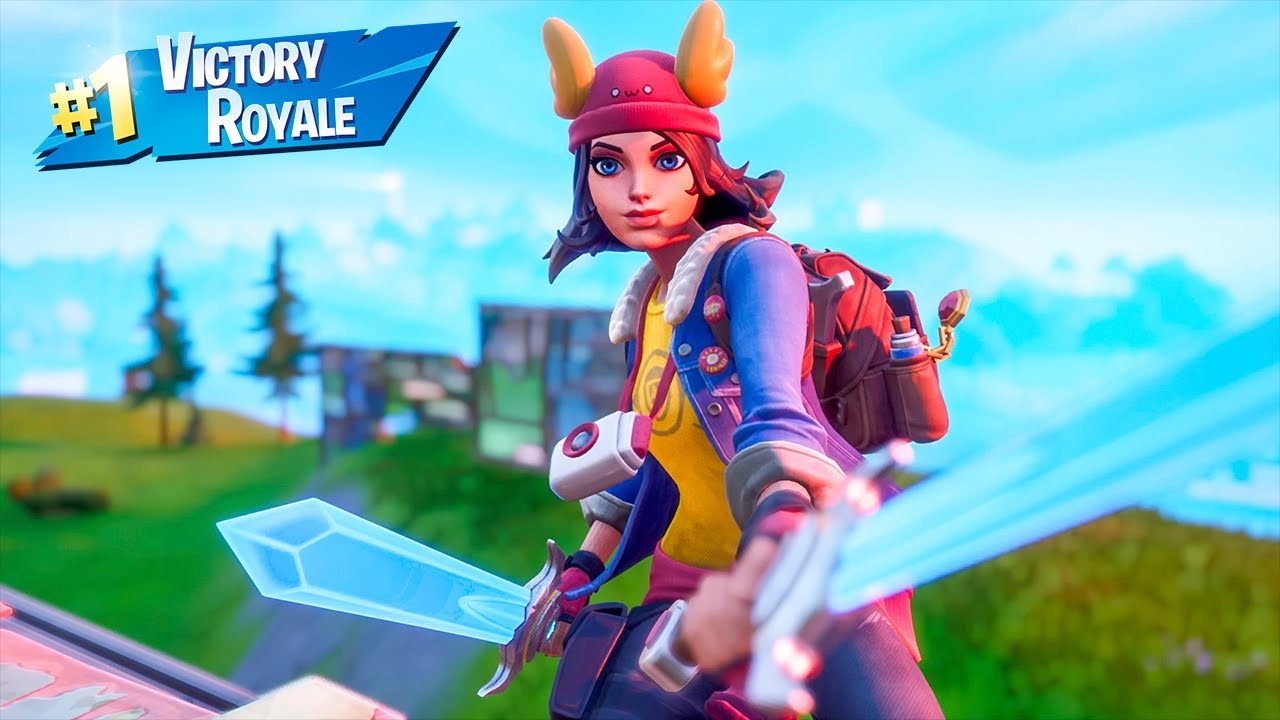 Skye Skin Solo Win Full Gameplay Fortnite Chapter 2 Season 2 No Commentary PS4 Console