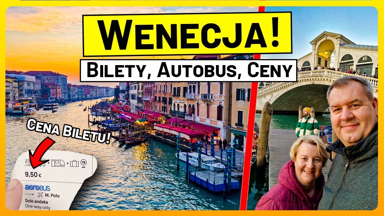 Wenecja - Robimy Rekonesans ! Ceny Biletów, Autobus, Jak tu jest w lutym? Kamperem do Włoch