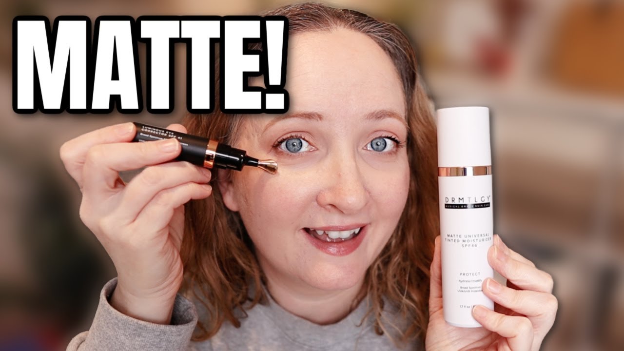 DRMTLGY Matte Sunscreen & LUMINOUS EYE CORRECTOR SPF REVIEW & WEAR TEST