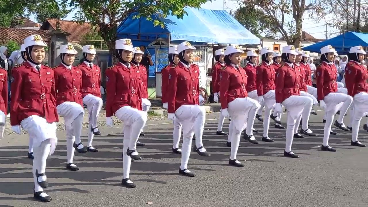 JUARA 1 Pawai Variasi Tonti Putri SMAN 1 Pengasih-HUT RI Ke 80 Kabupaten Kulon Progo 2025