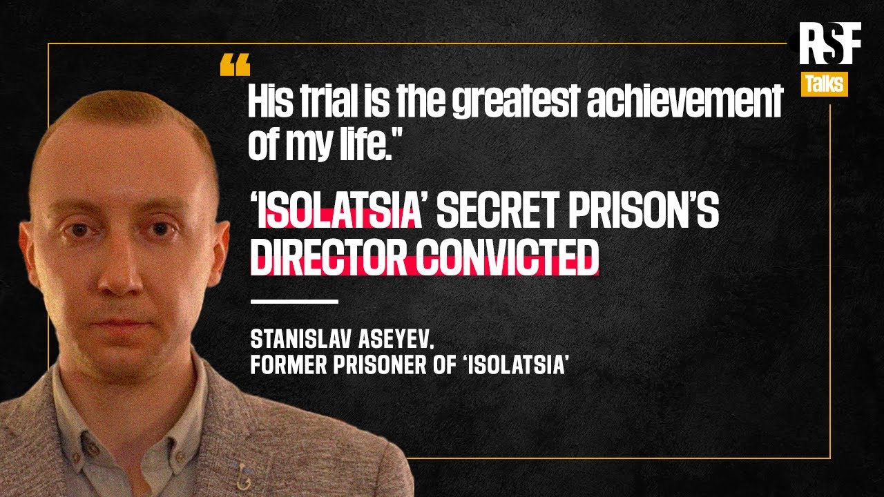Stanislav Aseyev, former prisoner of secret Isolatsia prison reacts to the director's conviction