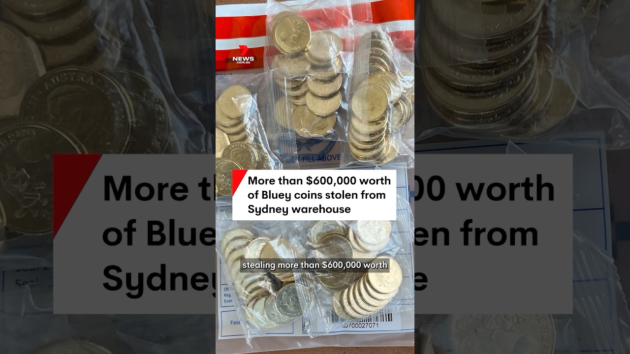 Bluey coins worth $600k stolen from Sydney warehouse