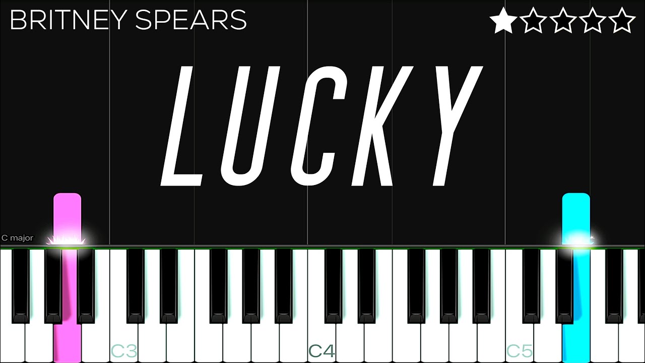 Britney Spears - Lucky | EASY Piano Tutorial