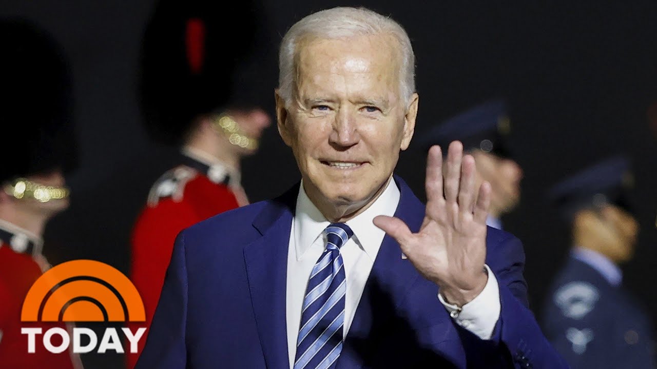 President Biden Arrives In Britain On First Foreign Trip