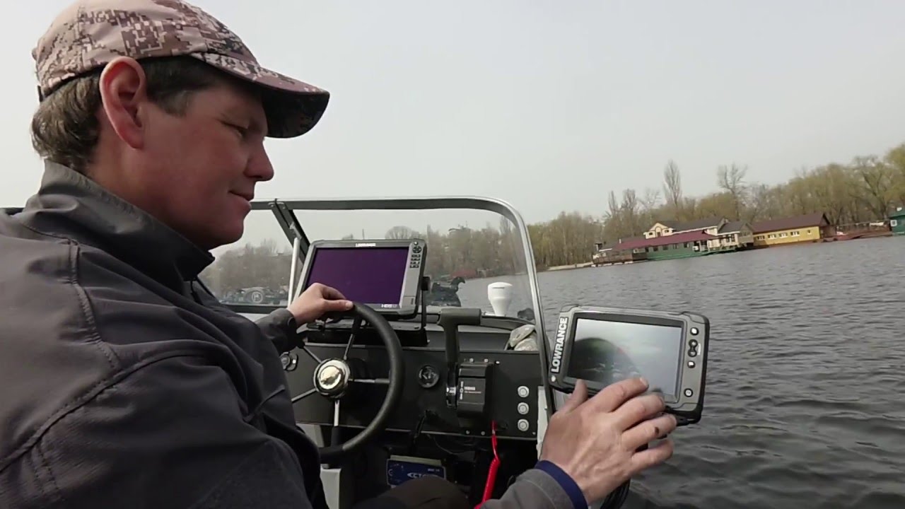 Тест на воде эхолота Lowrance Elite Ti