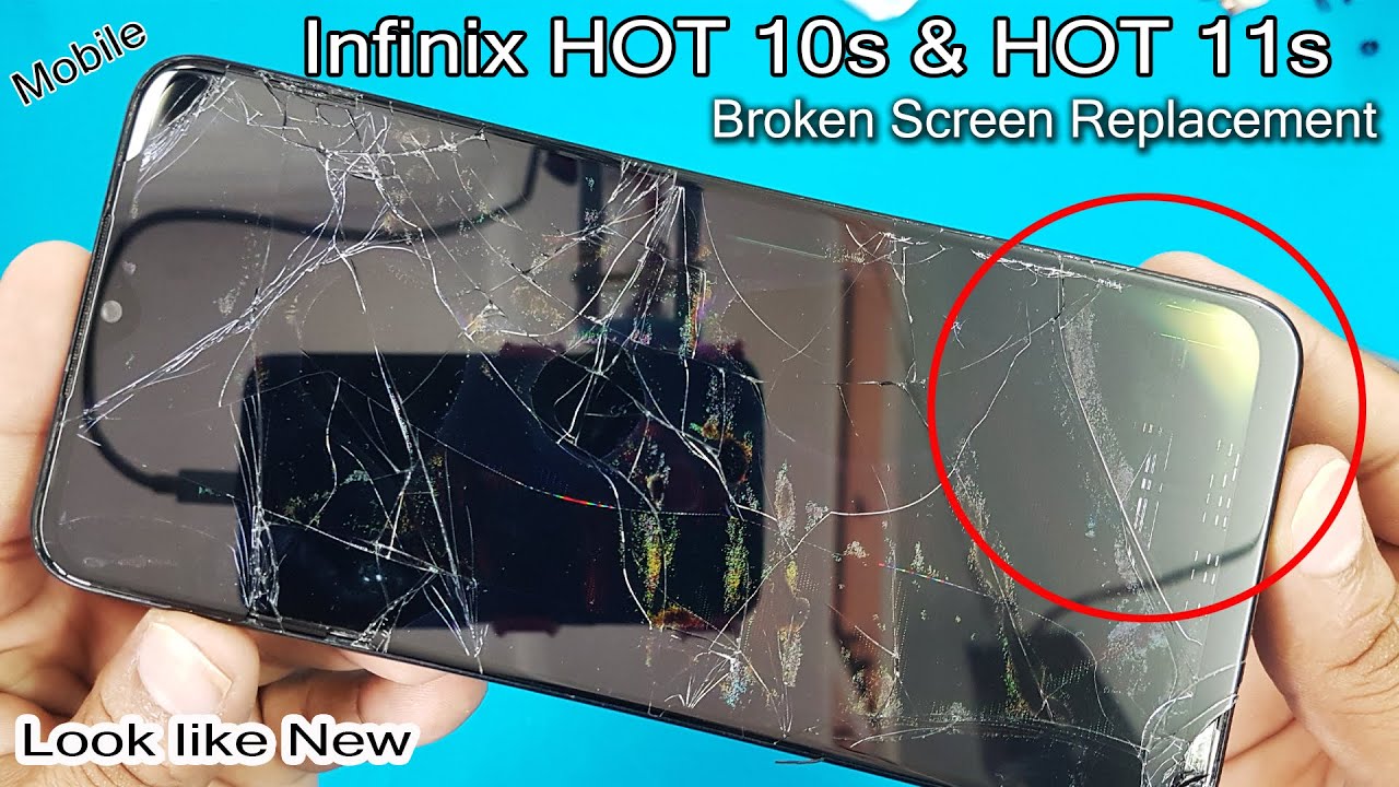 Infinix Hot 10s & Infinix Hot 11s Broken Screen Replacement / Display Restoration | How To Replace?