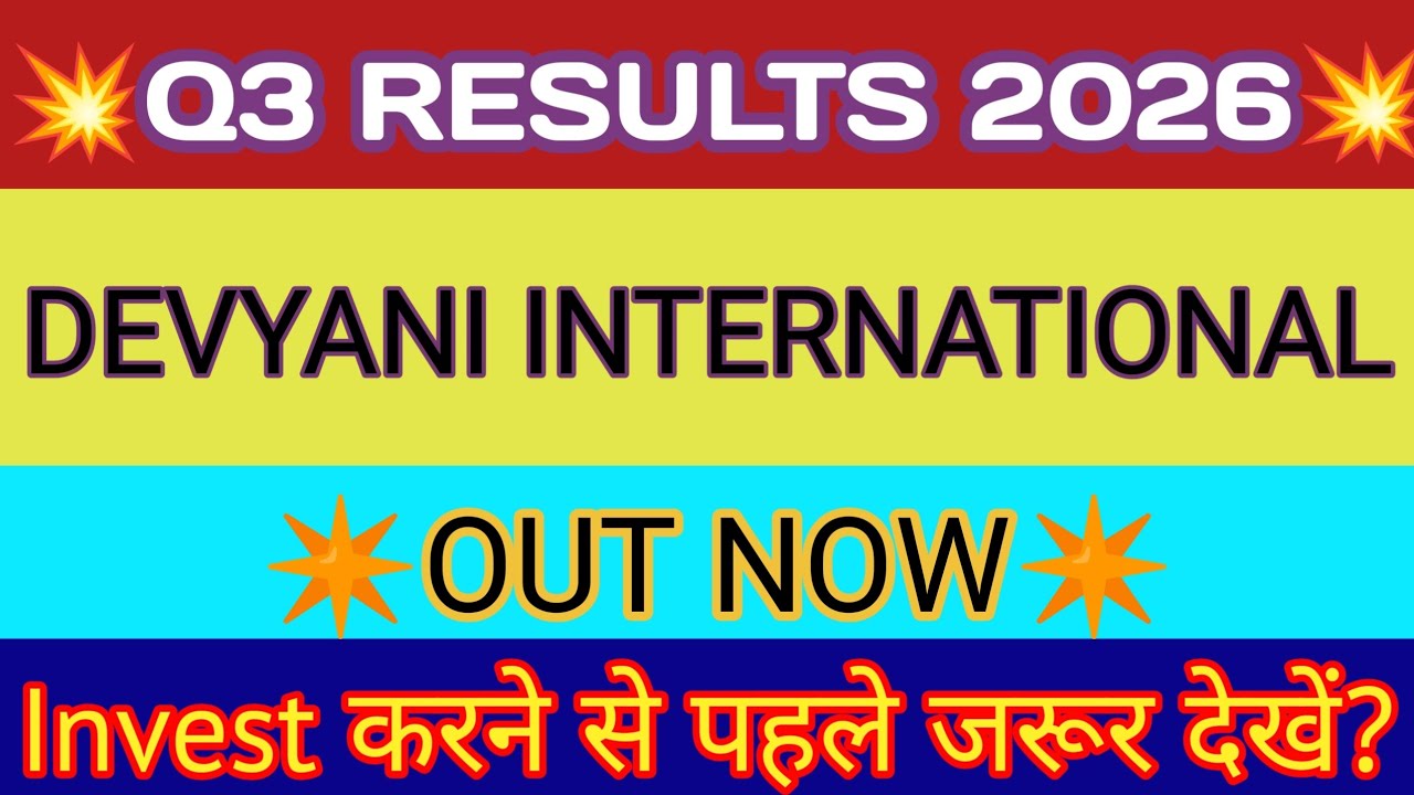 Devyani International Q3 Results 2026 🔴 Devyani Results Today 🔴 Devyani International Latest News