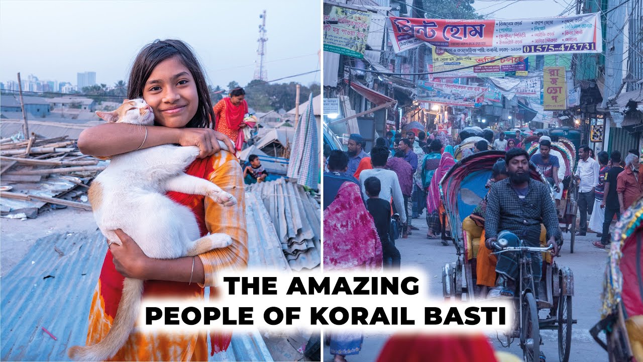 🇧🇩 The People Of Korail Basti (Slums). Dhaka, Bangladesh | বস্তিতে জীবন