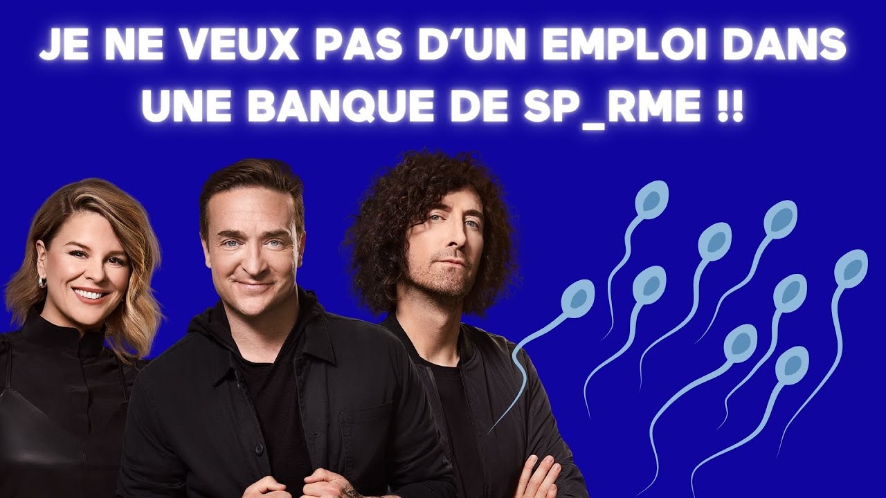[ÉNERGIE] 🚨 Je ne veux pas travailler dans une banque de sperme! 🚨 – Coup de 16h20