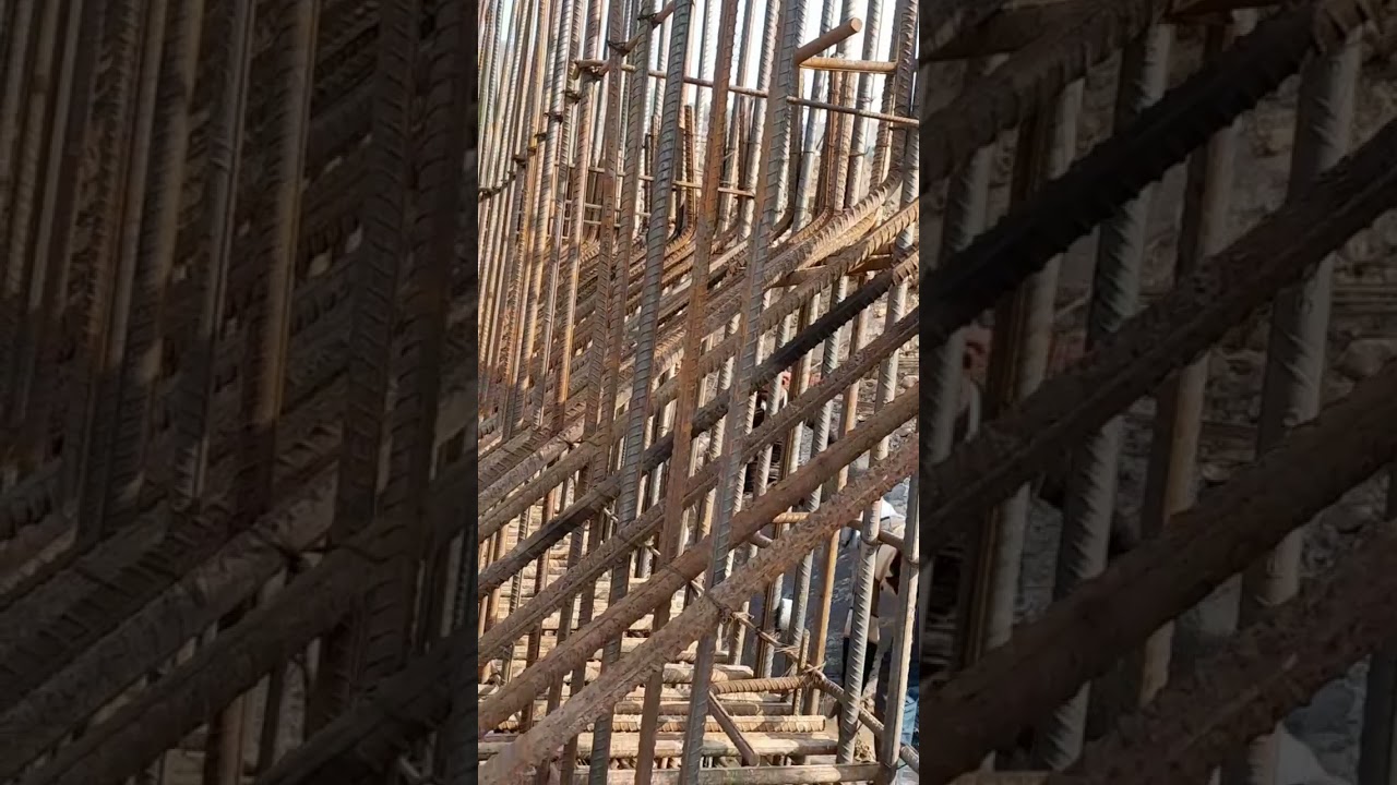 Box culvert Bridge bottom Slab Steel placing work
