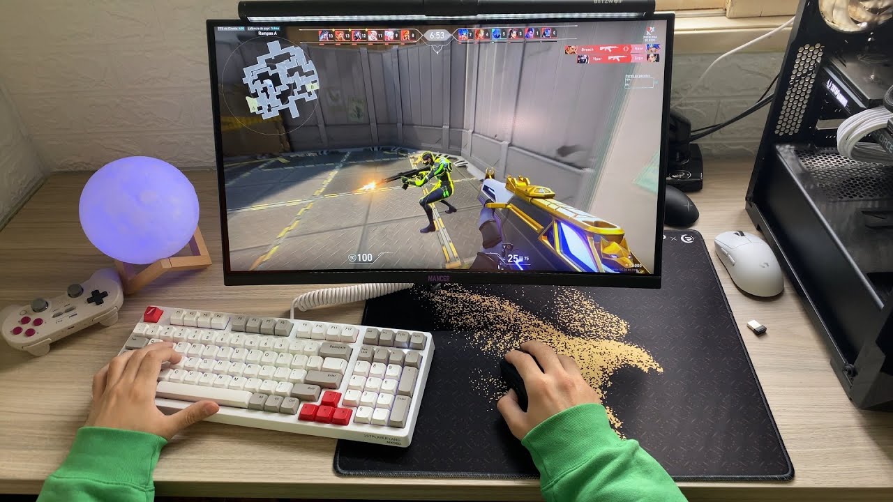 Unboxing Monitor Mancer Valak 180hz - Review em Breve