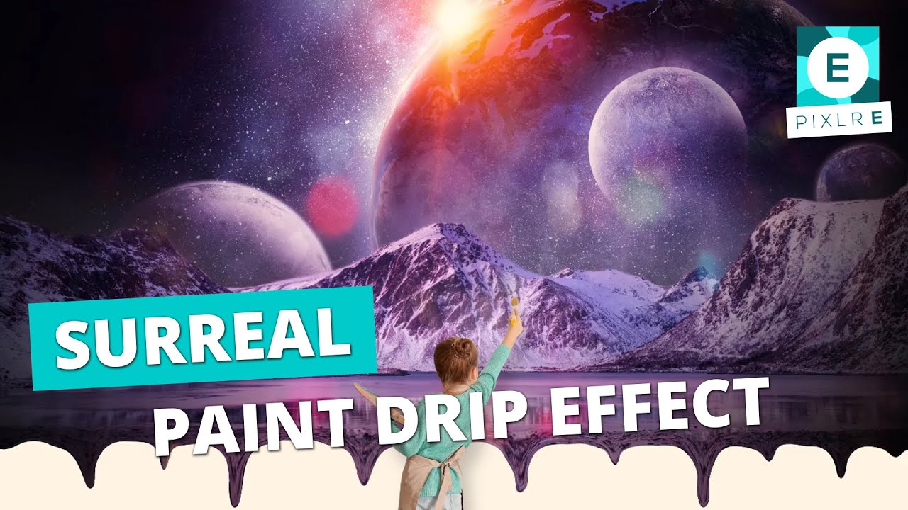 Create A Surreal Paint Drip Effect in Pixlr E