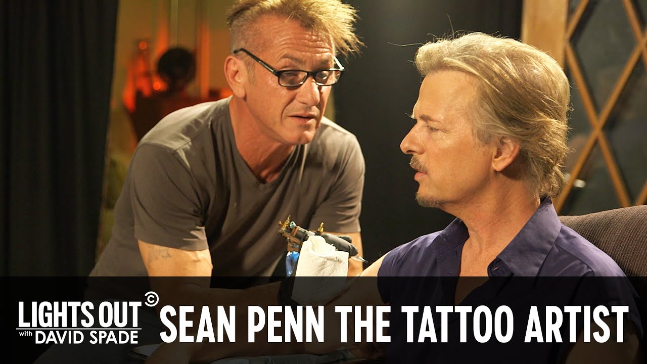 Sean Penn Gives David Spade a Tattoo - Lights Out with David Spade (Sept 18, 2020)