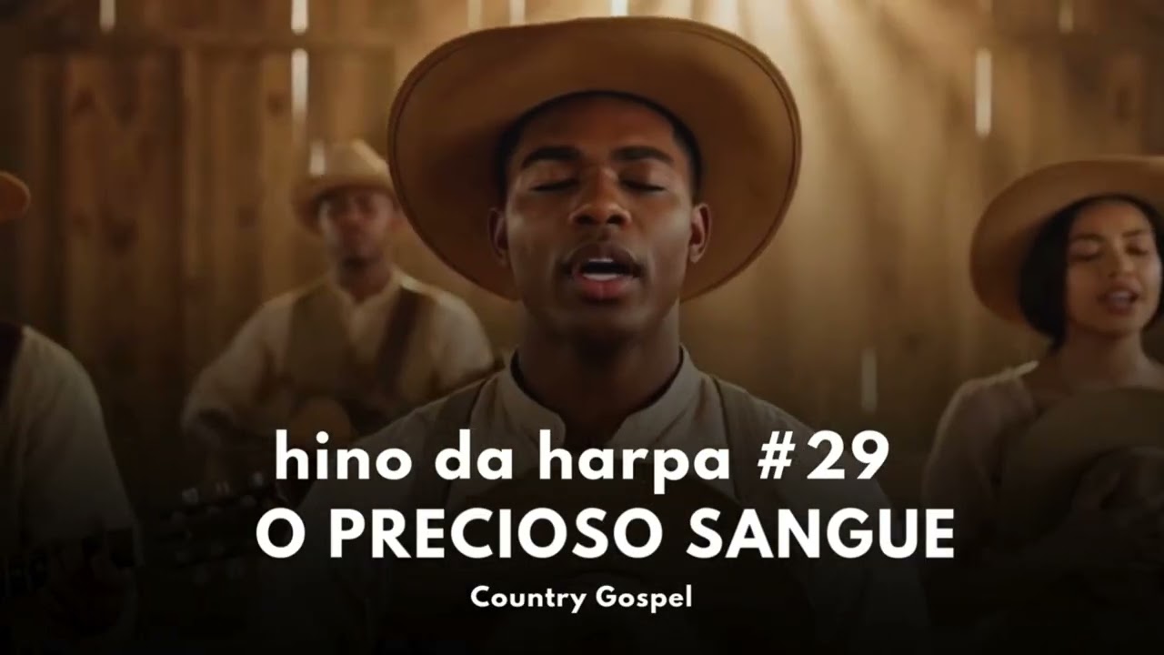 O PRECIOSO SANGUE / HINO DA HARPA #29 / COUNTRY GOSPEL #countrygospel