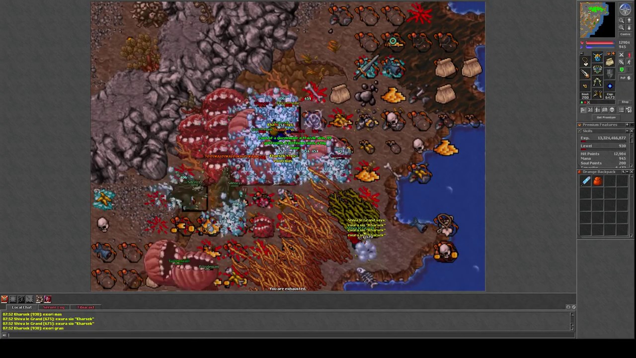 kHARSEK 930 level tibia GO GO 999!!!