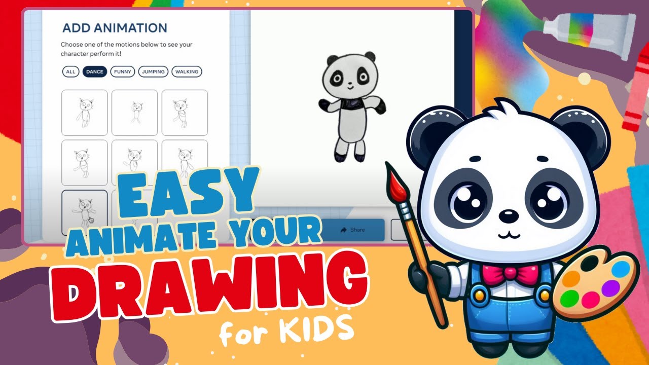 🎨EASY ANIMATE YOUR DRAWING FOR KIDS WITH NO EXPERIENCE 🎨FUN ANIMATE YOUR ART☀️Curious Explorers club