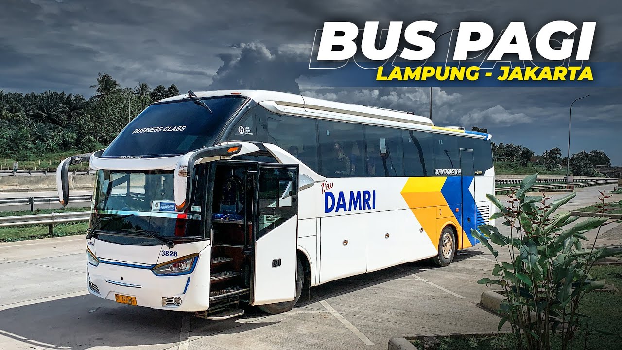 Nyebrang Saat Badai, Lampung - Jakarta Naik Bus Angkatan Pagi DAMRI