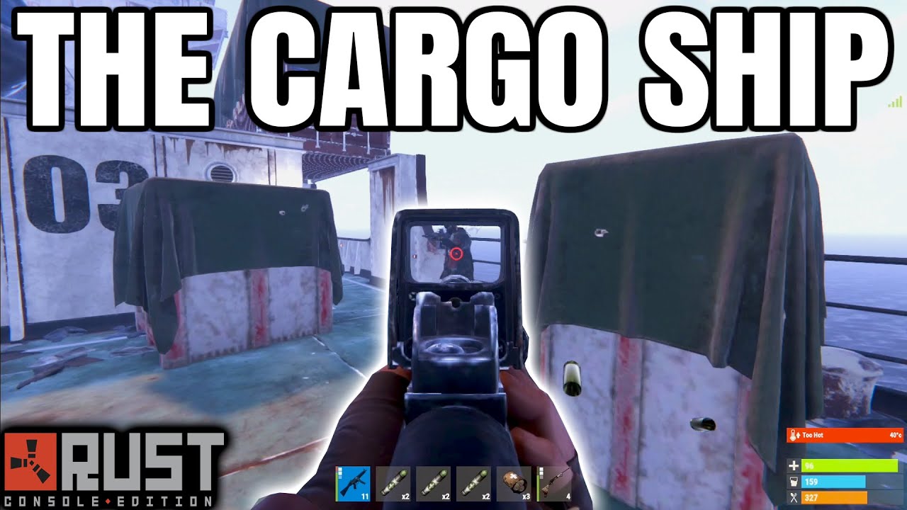 Игровой процесс The Cargo Ship &mdash; Rust Console Edition