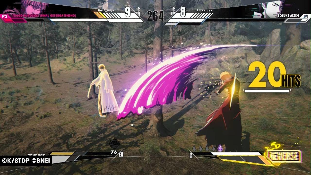 BLEACH ROS Dangai ichigo vs Aizen Canon fight