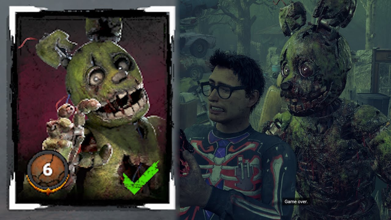 Random DBD Springtrap Prestige 6 gameplay but idk what I'm doing