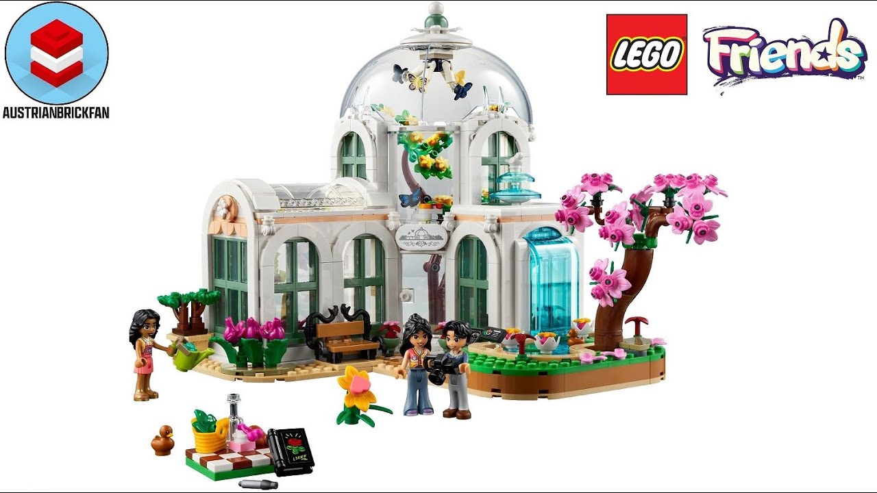 LEGO Friends 41757 Botanical Garden - LEGO Speed Build Review