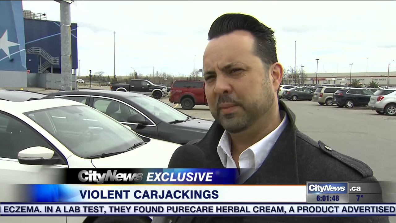 Video: Home security camera catches violent Brampton carjacking