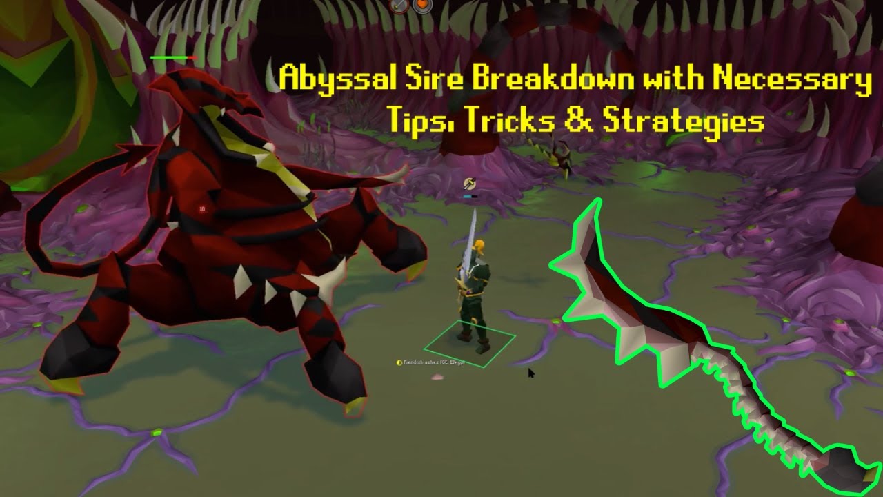Abyssal Sire Breakdown Ft. Addy (G) I Necessary Tips Tricks & Strategies For A Very Smooth Kill