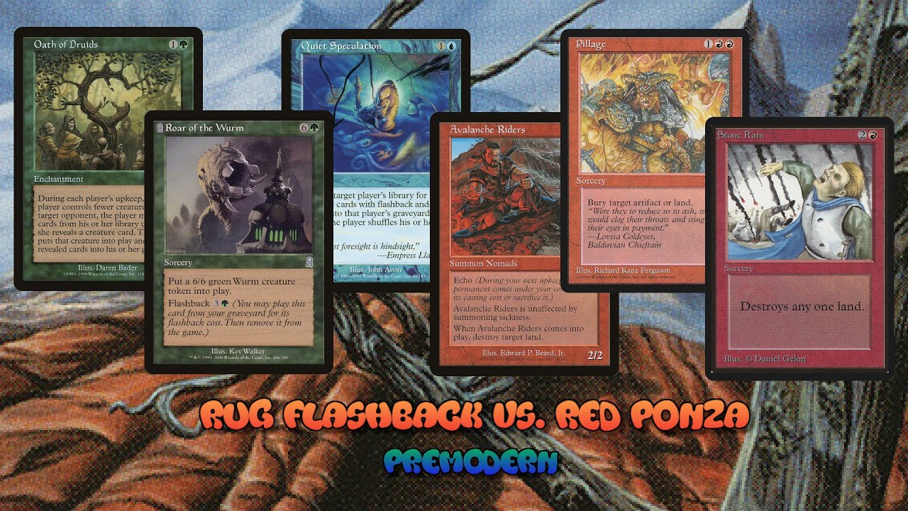 PREMODERN, RUG FLASHBACK VS. RED PONZA
