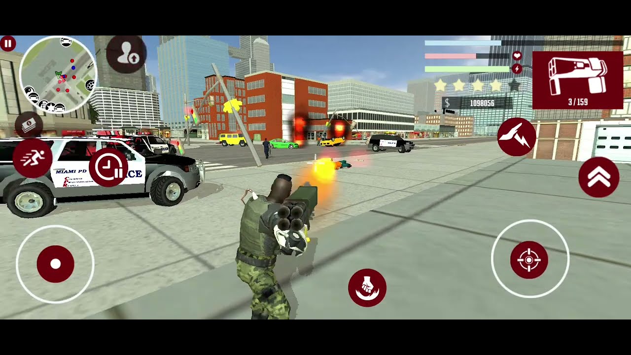 Iron Punch Vice Town #2 Cops | by Naxeex Studio | Android Gameplay FHD