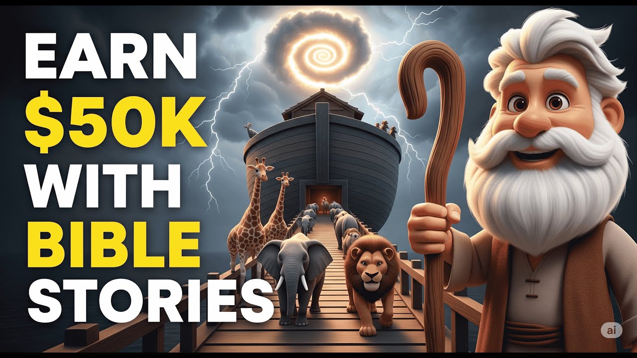 Create MONETIZABLE Animated Bible Stories Using AI for Free