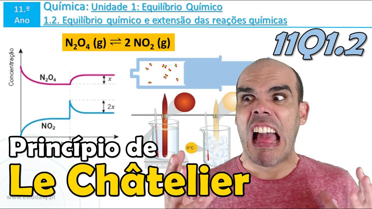 Princípio de Le Châtelier | Concentração, Pressão e Temperatura | Esclarecimentos IAVE | 11Q1.2.