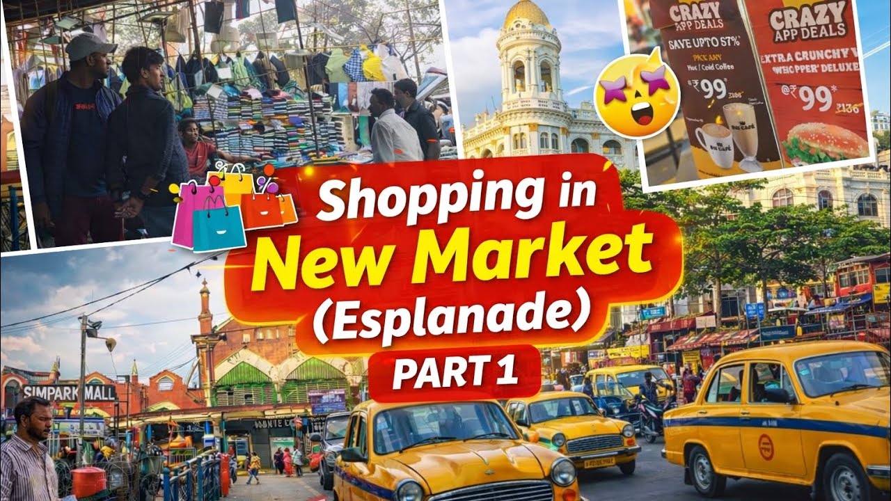 New Market Esplanade Kolkata 🥳 | cheapest footpath clothing market in Dharmatala 😱🛍️ | MohinaNidhi
