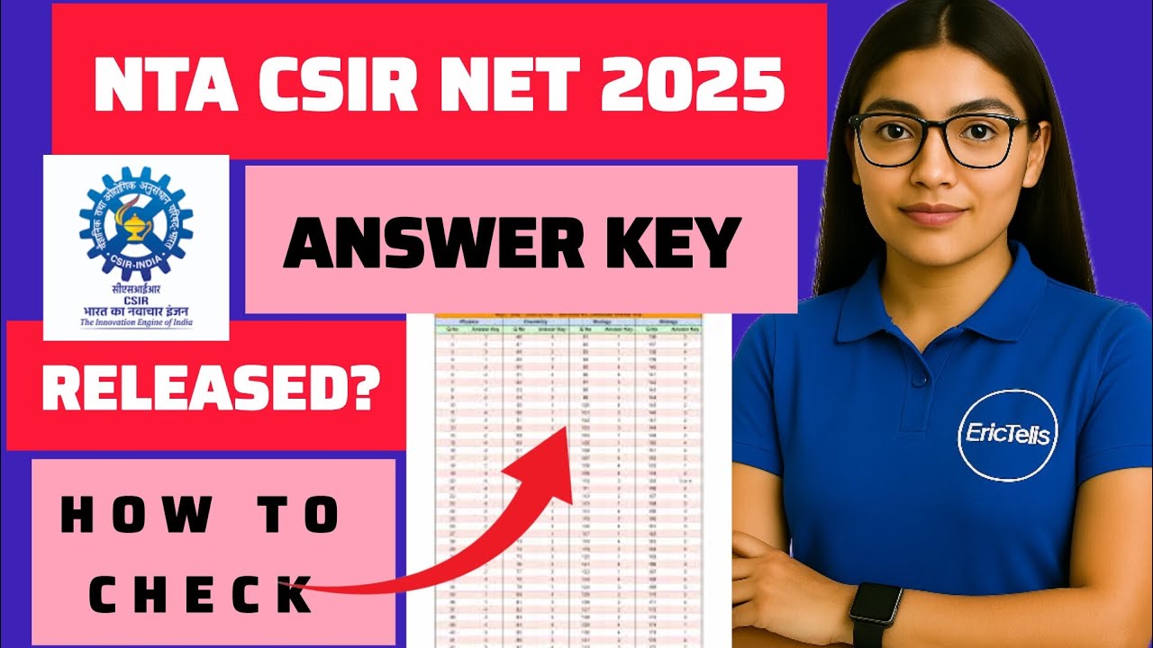 csir net answer key 2025 | csir ugc net answer key