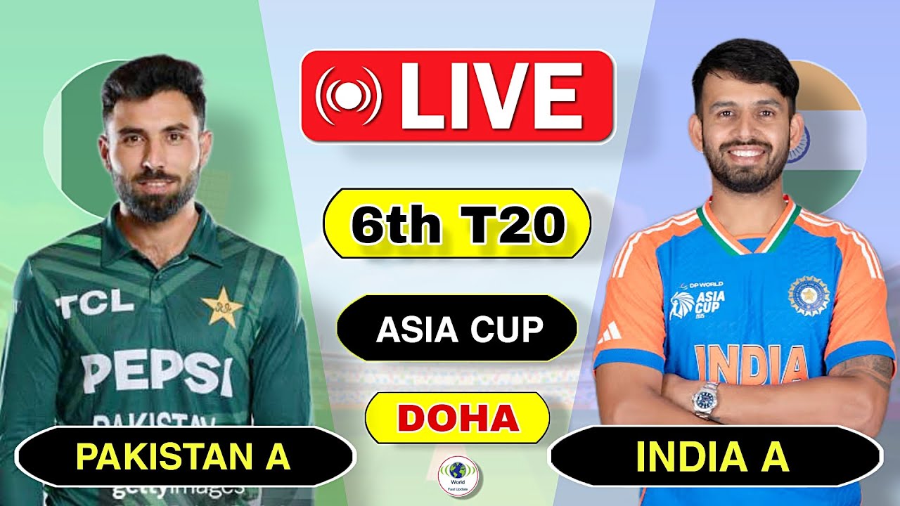 🔴 Pakistan A vs India a Asia Cup 2025 | Pak vs Ind Today Score Commentary