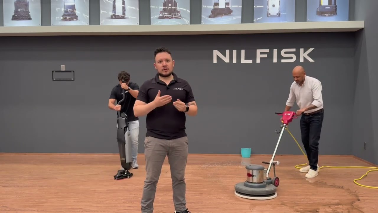 ¿Polidora de pisos o NILFISK Dryft? La diferencia está en la eficiencia.