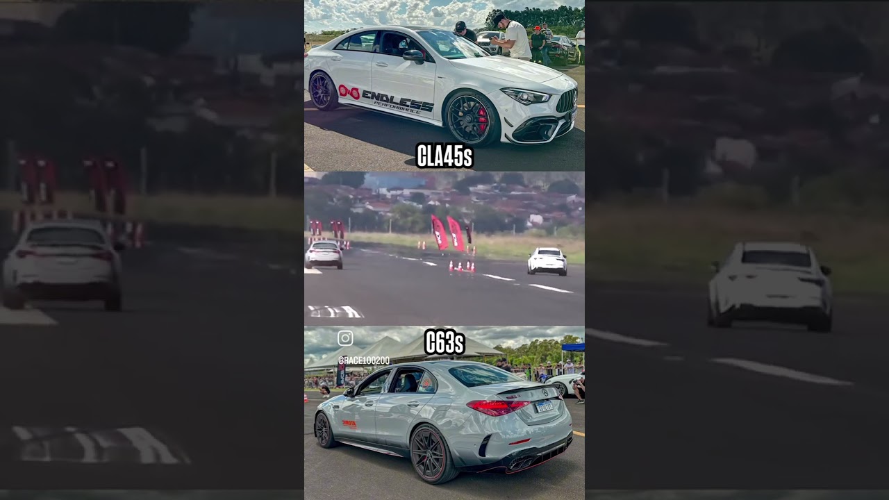 MERCEDES CLA 45S AMG VS MERCEDES C63 AMG 