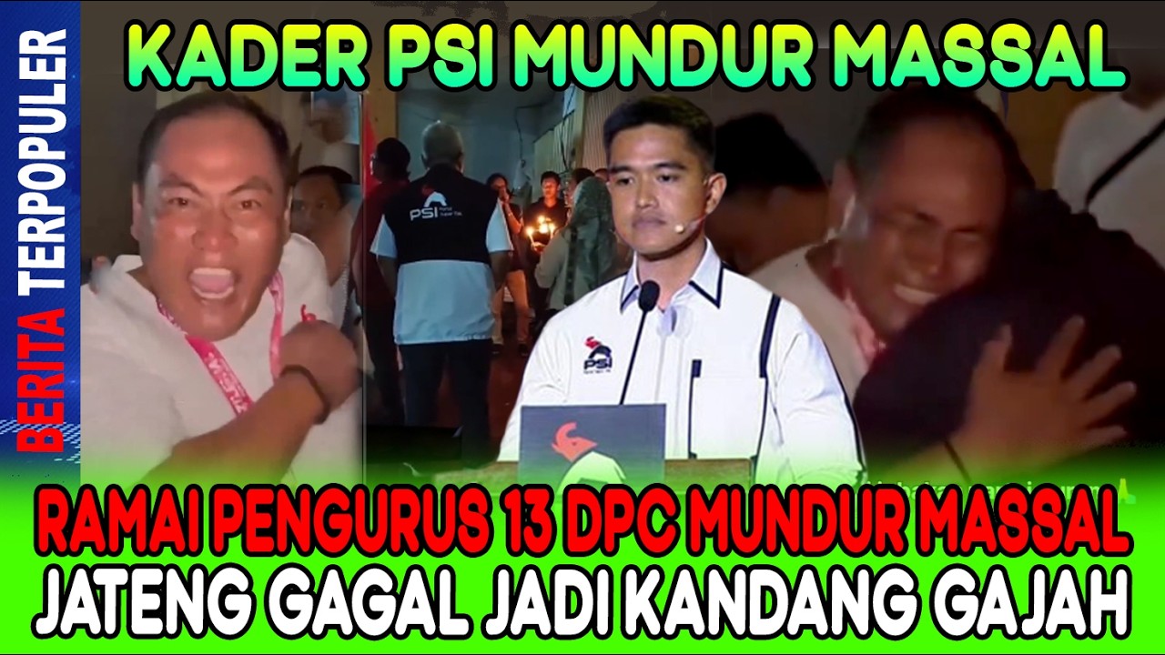 KADER PSI MUNDUR MASSAL…!! RAMAI PENGURUS 13 DPC MUNDUR MASSAL, JATENG GAGAL JADI KANDANG GAJAH!