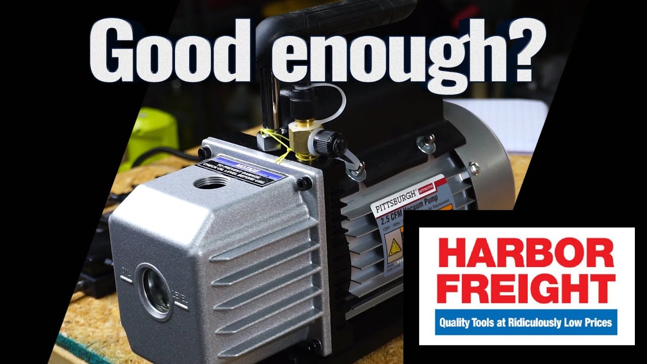 Может ли вакуумный насос Harbor Freight создать глубокий вакуум?