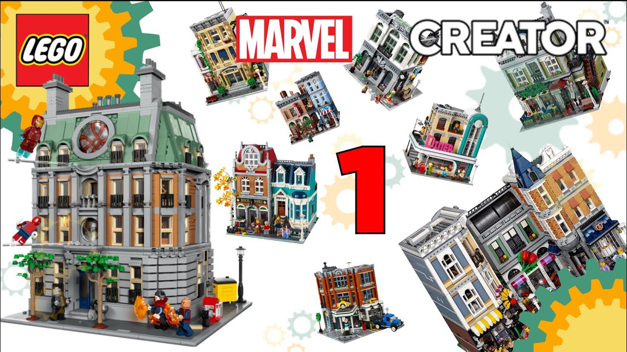 Modular Madness! 1! Lego Sanctum Sanctorum 76218 combined Creator Expert