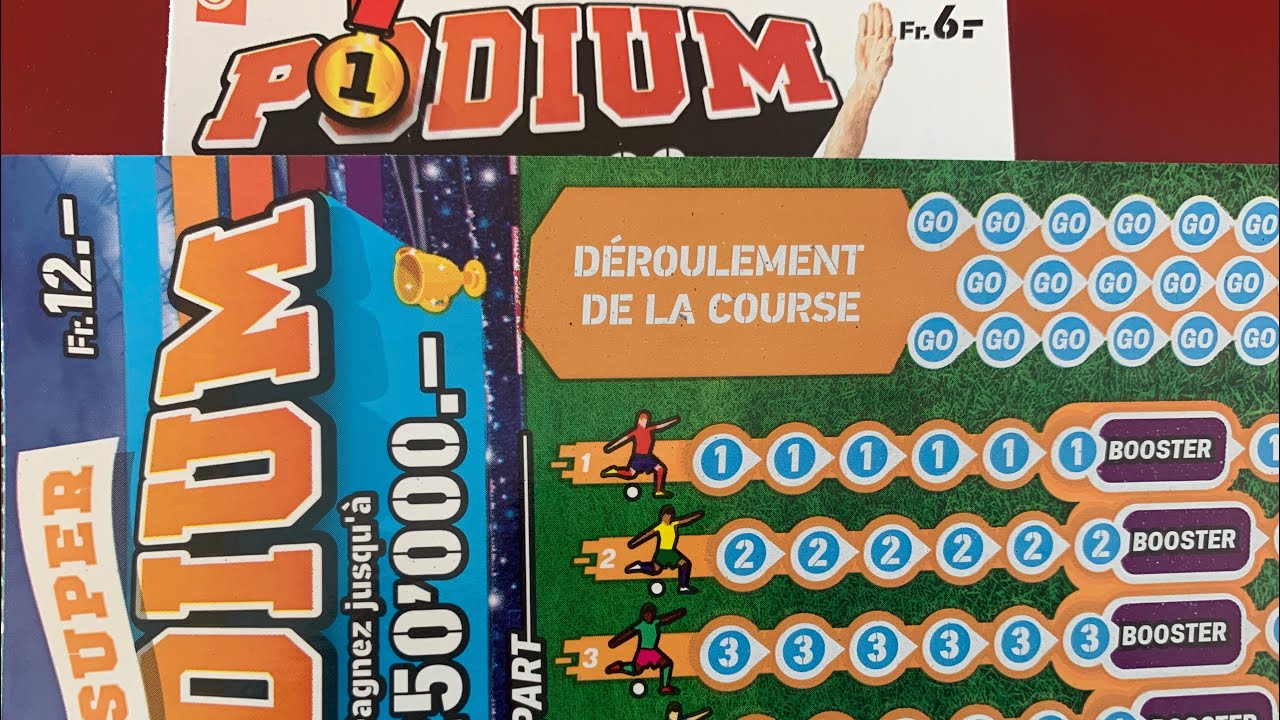 Un podium et un super podium de la loterie suisse romande