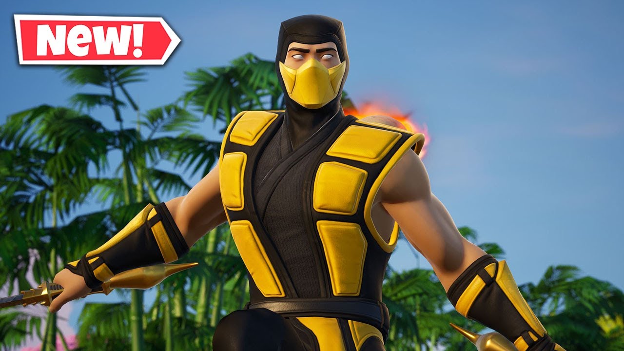 НОВЫЙ скин СКОРПИОН (MK3) в Fortnite!