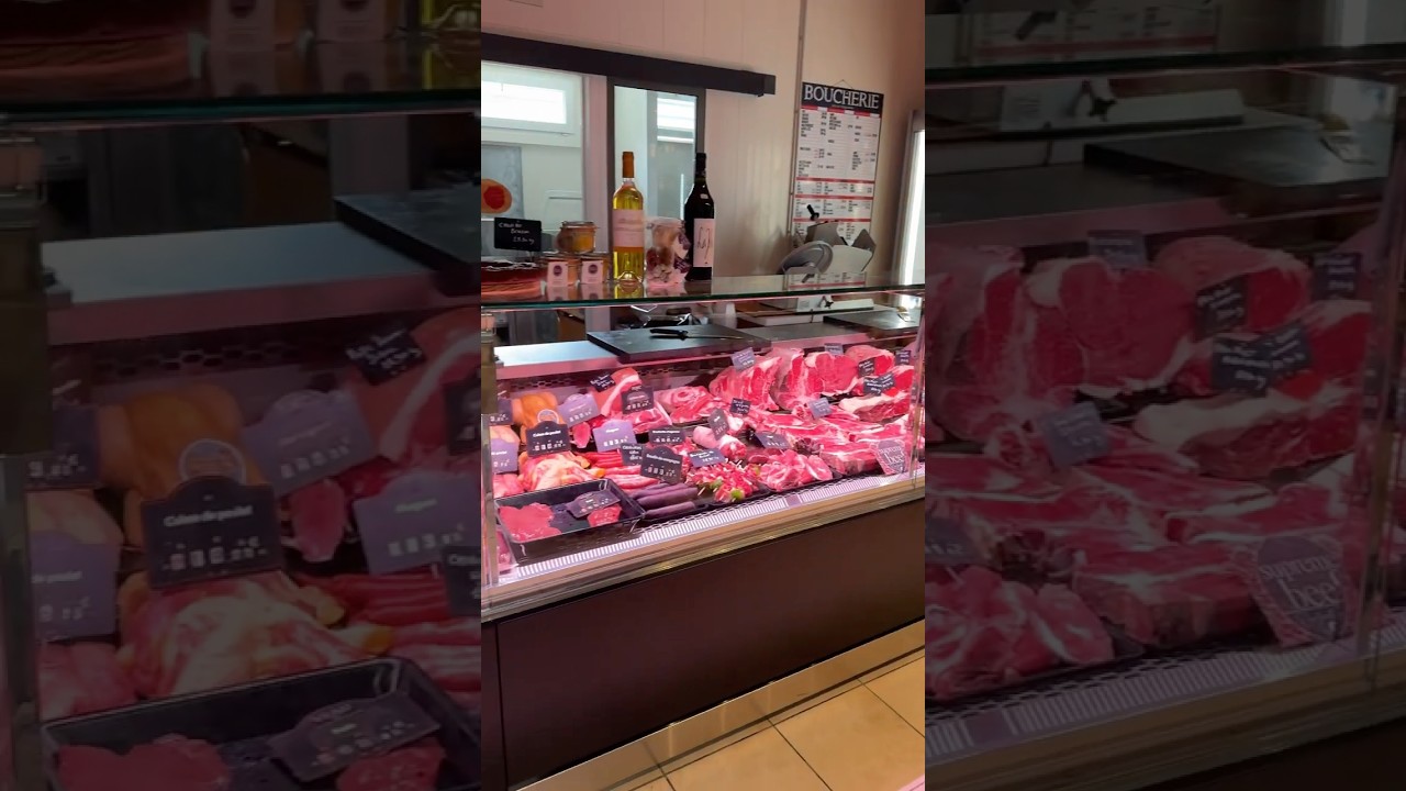 On change les vitrines de la boucherie 😍🔥
