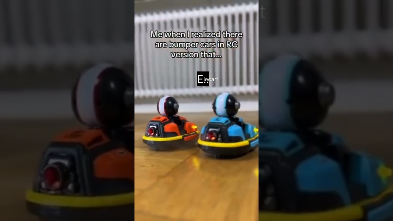 🎮 Elecart RC Bumper Car Toy Set for Kids | Ultimate 2-Player Battle Cars with Music, Lights & Spray🚗