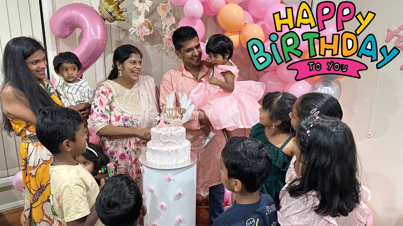 ANVI'S BIRTHDAY CELEBRATION VLOG | NADHIRA VLOG TAMIL | AUSTRALIA TAMIL VLOG | ANVI