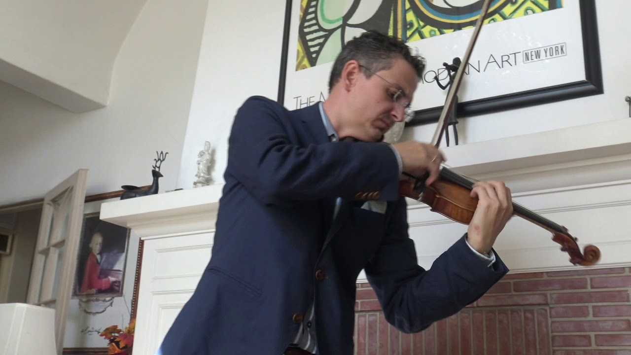 Tchaikovsky: Violin Concerto Solo Excerpt played on a Stradivari violin